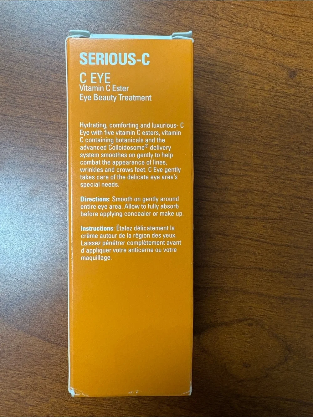 Serious Skincare Serious-C C Eye Vitamin C Eye Cream - Orange